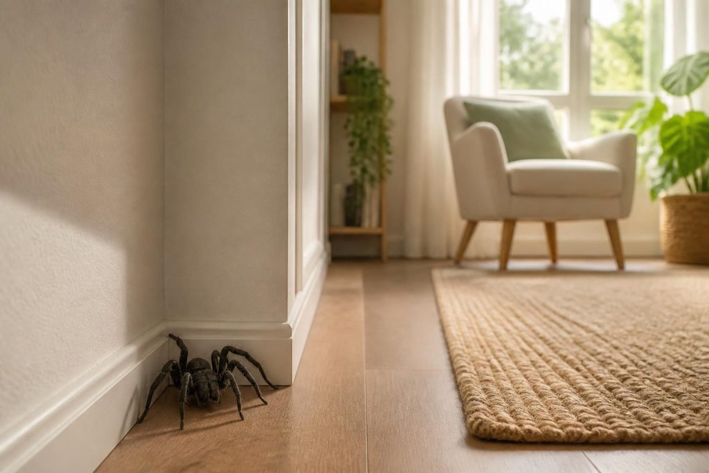 découvrez comment vivre sereinement avec une grosse araignée noire dans votre maison grâce à nos conseils pour cohabiter sans stress et en toute sécurité.