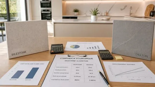 Silestone ou Dekton : analyse des prix pour un investissement rentable